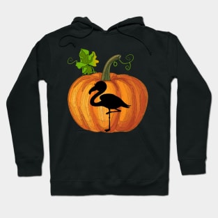 Flamingo in pumpkin Hoodie